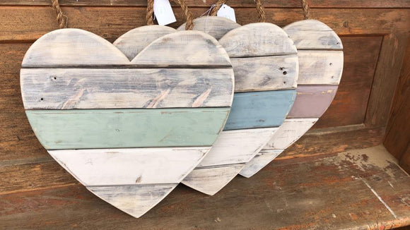 Large Rustic Wooden Heart | Wall Art