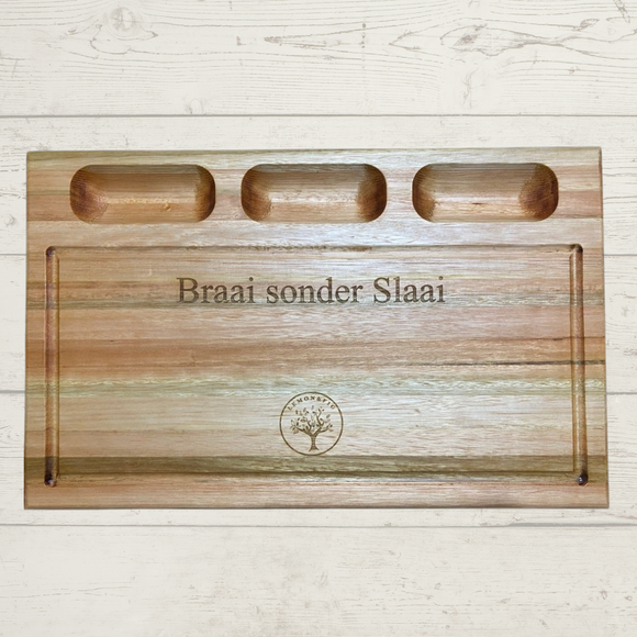 Braai Plank - Braai sonder slaai