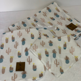 Little Sprouts Muslin Blankets - Purple Pineapple