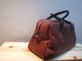 Men's leather overnight bag