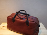 Men's leather overnight bag