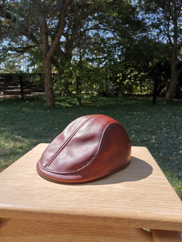 Leather Flat Cap