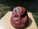 Leather Flat Cap